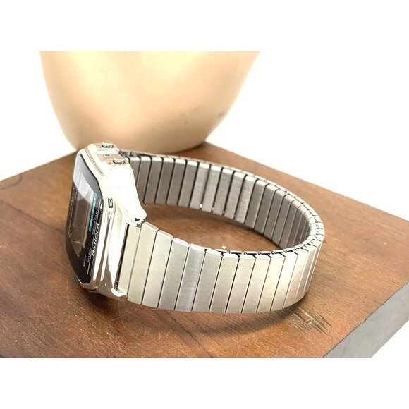 Timex Men's Watch T78587 Quartz Digital Silver Case 35mm Steel Expansion Band - Picture 9 of 15